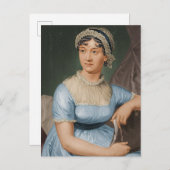 Jane Austen Einladungspostkarte (Vorne/Hinten)