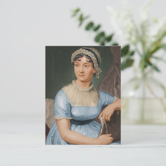 Jane Austen Einladungspostkarte (Stehend Vorderseite)