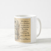 Jane Austen: Eitelkeit Kaffeetasse (VorderseiteRechts)