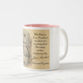 Jane Austen: Eitelkeit Zweifarbige Tasse (VorderseiteRechts)