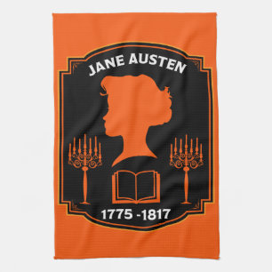 Jane Austen English Novelist Geschirrtuch
