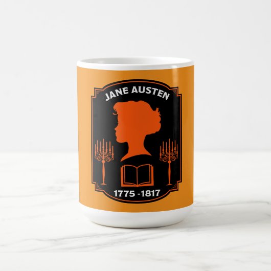 Jane Austen English Novelist Kaffeetasse (Mittel)