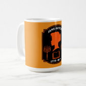 Jane Austen English Novelist Kaffeetasse (Vorderseite Links)