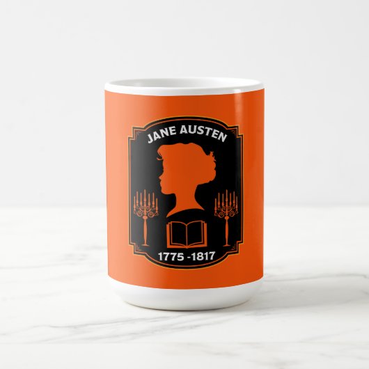 Jane Austen English Novelist Verwandlungstasse (Zentrum)