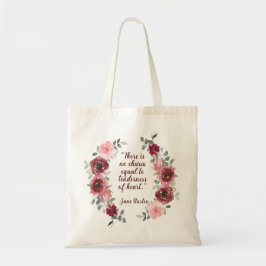 Jane Austen Es gibt keine Charm Quote Tasche