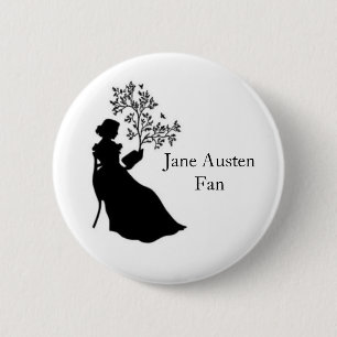 Jane Austen Fan Button