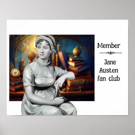 Jane Austen fan club Poster (Vorne)