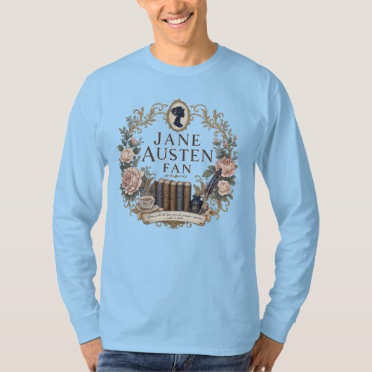 Jane-Austen-Fan T-Shirt (Vorderseite)