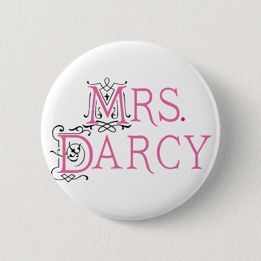 Jane Austen-Frau Darcy Gift Button (Vorderseite)