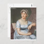 Jane Austen Freundschaft/Liebe/Balm Liebe Zitat Ge Postkarte (Vorne/Hinten)