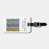 Jane Austen Gepäckmarke Gepäckanhänger (Vorderseite horizontal)