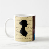 Jane Austen, Geschenk für Buchliebhaber Kaffeetasse (Links)