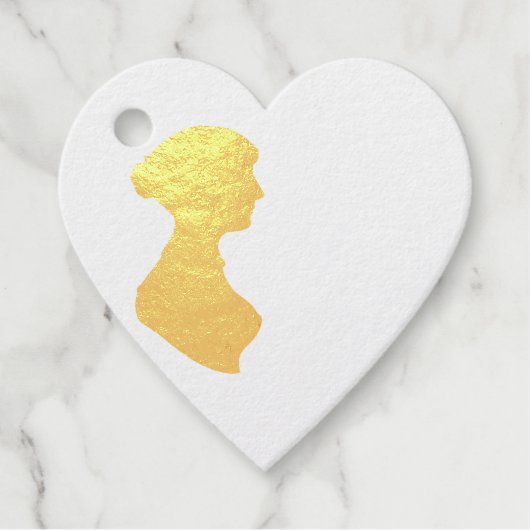 Jane Austen Geschenkanhänger (Vorderseite)