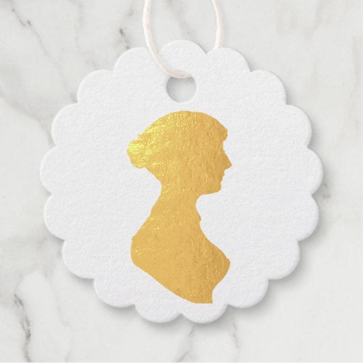 Jane Austen Geschenkanhänger (Vorderseite)
