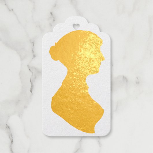 Jane Austen Geschenkanhänger (Vorderseite)