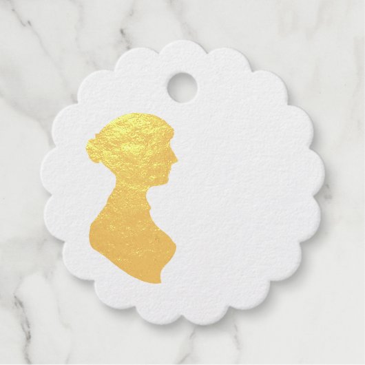 Jane Austen Geschenkanhänger (Vorderseite)