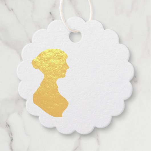 Jane Austen Geschenkanhänger (Vorderseite)