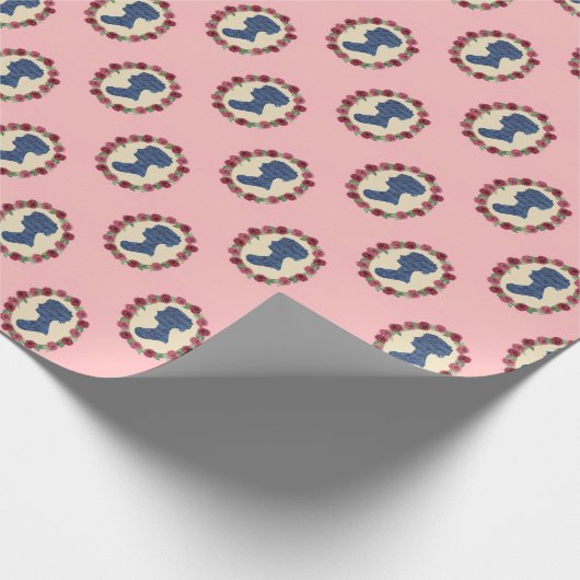 Jane Austen Geschenkpapier (Ecke)