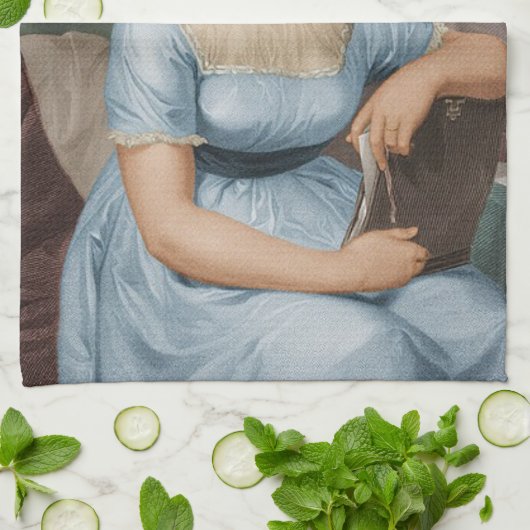 Jane Austen Geschirrtuch (Gefaltet)