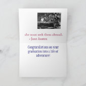 Jane Austen Graduation Card Karte (Innenseite)