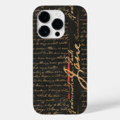 Jane Austen Handwriting Case-Mate iPhone Case (Rückseite)