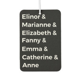 Jane Austen Heroines I Autolufterfrischer