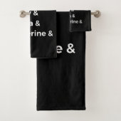 Jane Austen Heroines I Badhandtuch Set (Insitu)