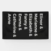 Jane Austen Heroines I Banner (Horizontal)