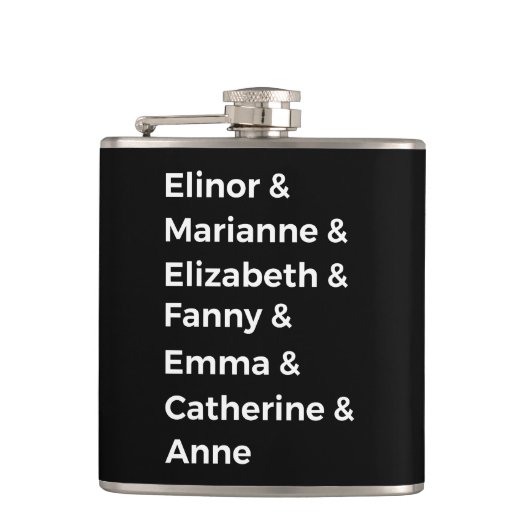 Jane Austen Heroines I Flachmann (Vorderseite)