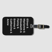 Jane Austen Heroines I Gepäckanhänger (Vorderseite (Horizontal))