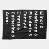 Jane Austen Heroines I Geschirrtuch (Horizontal)