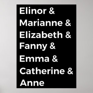 Jane Austen Heroines I Poster