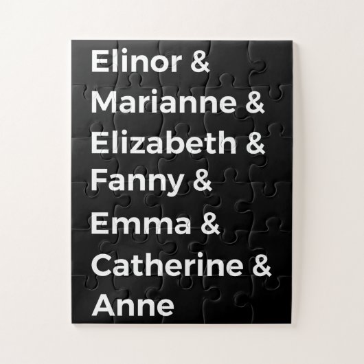 Jane Austen Heroines I Puzzle (Vertikal)