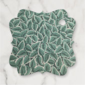 Jane Austen Home Wallpaper Geschenkanhänger (Rückseite)