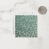 Jane Austen Home Wallpaper Mitteilungskarte (Vorderseite/Rückseite Beispiel)