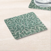 Jane Austen Home Wallpaper Rechteckiger Pappuntersetzer (angewinkelt)