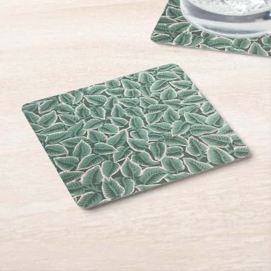 Jane Austen Home Wallpaper Rechteckiger Pappuntersetzer (angewinkelt)