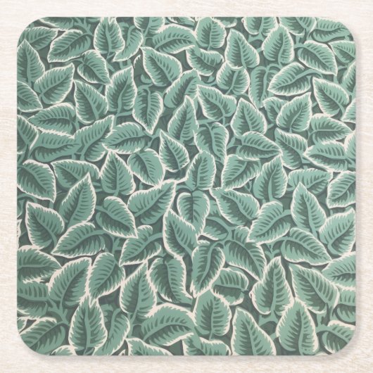 Jane Austen Home Wallpaper Rechteckiger Pappuntersetzer (Vorderseite)