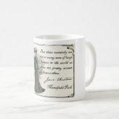 Jane Austen: Hübsche Frauen Kaffeetasse (VorderseiteRechts)