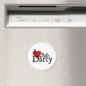 Jane Austen I LIEBE Darcy Magnet (In Situ (Geschirrspüler))