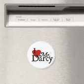 Jane Austen I LIEBE Darcy Magnet (In Situ (Geschirrspüler))