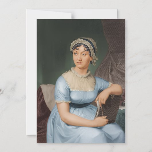 Jane Austen invites Magneteinladung (Vorderseite)