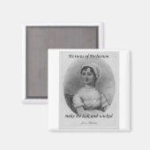 Jane Austen ist Sick und Wicked Magnet (Vorderseite/Rückseite)