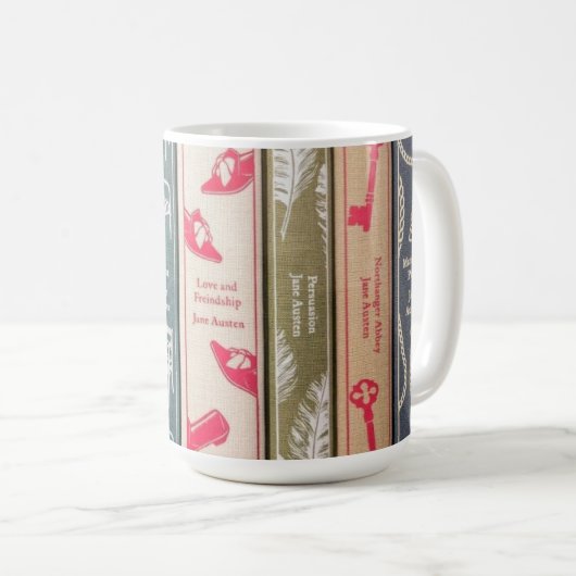 Jane Austen Kaffeetasse (VorderseiteRechts)