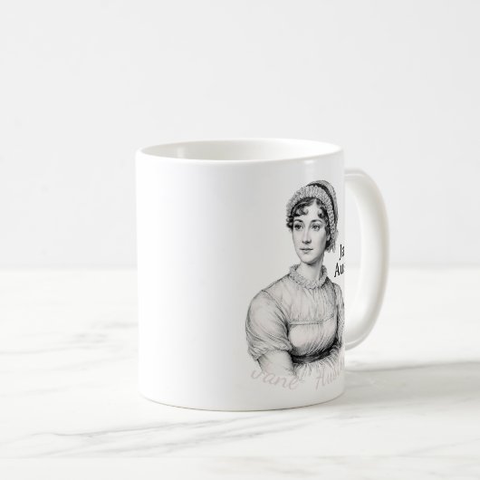 Jane Austen Kaffeetasse (VorderseiteRechts)
