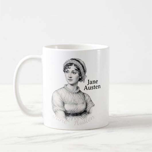 Jane Austen Kaffeetasse (Links)