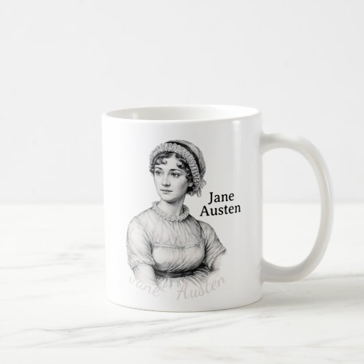 Jane Austen Kaffeetasse (Rechts)