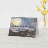 Jane Austen-Karte Karte (Gelbe Blume)