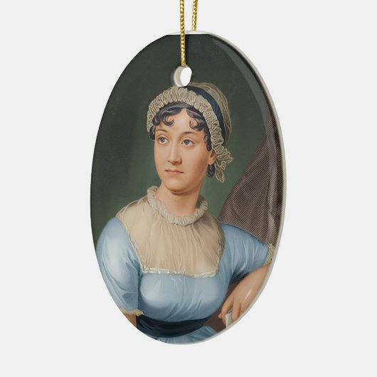 Jane Austen Keramik Ornament (Links)