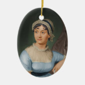 Jane Austen Keramik Ornament (Vorne)